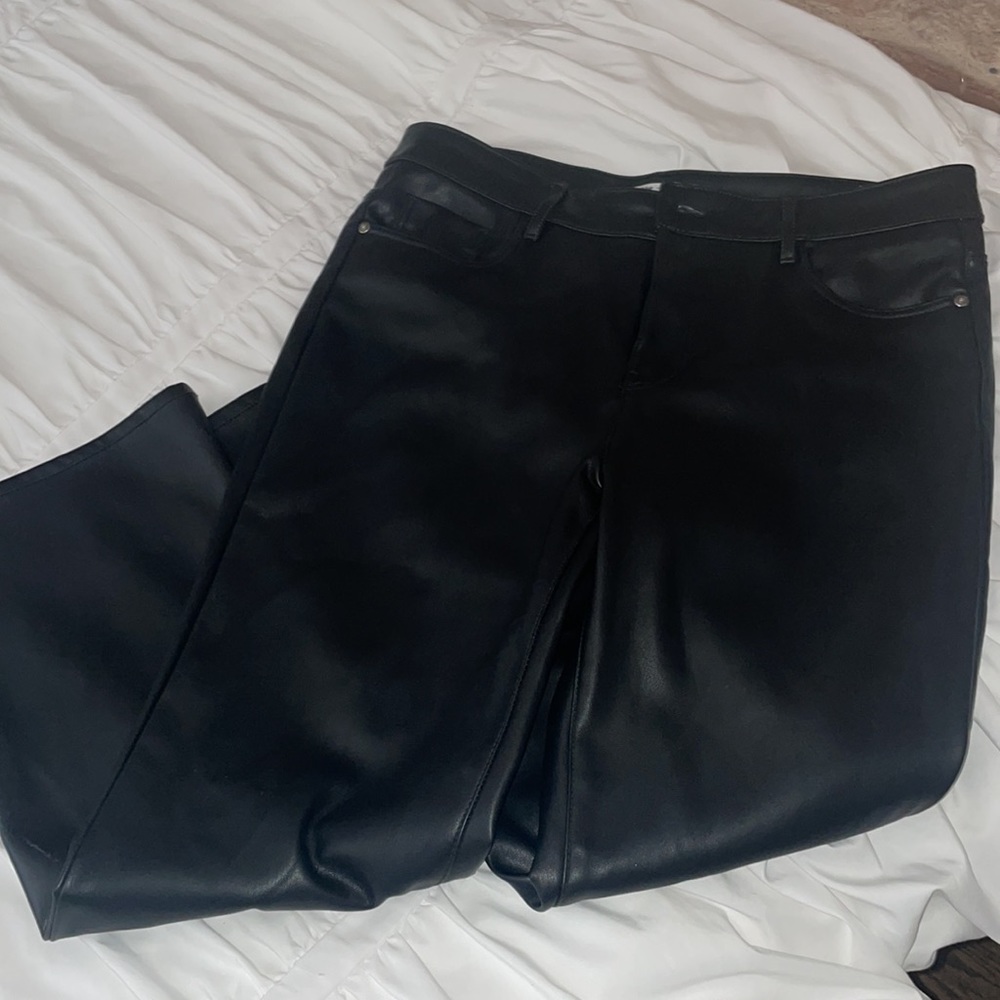 Zara Leather Pants Short